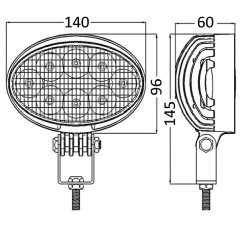 FARO LED HD ROLL-BAR 40W 12-24V